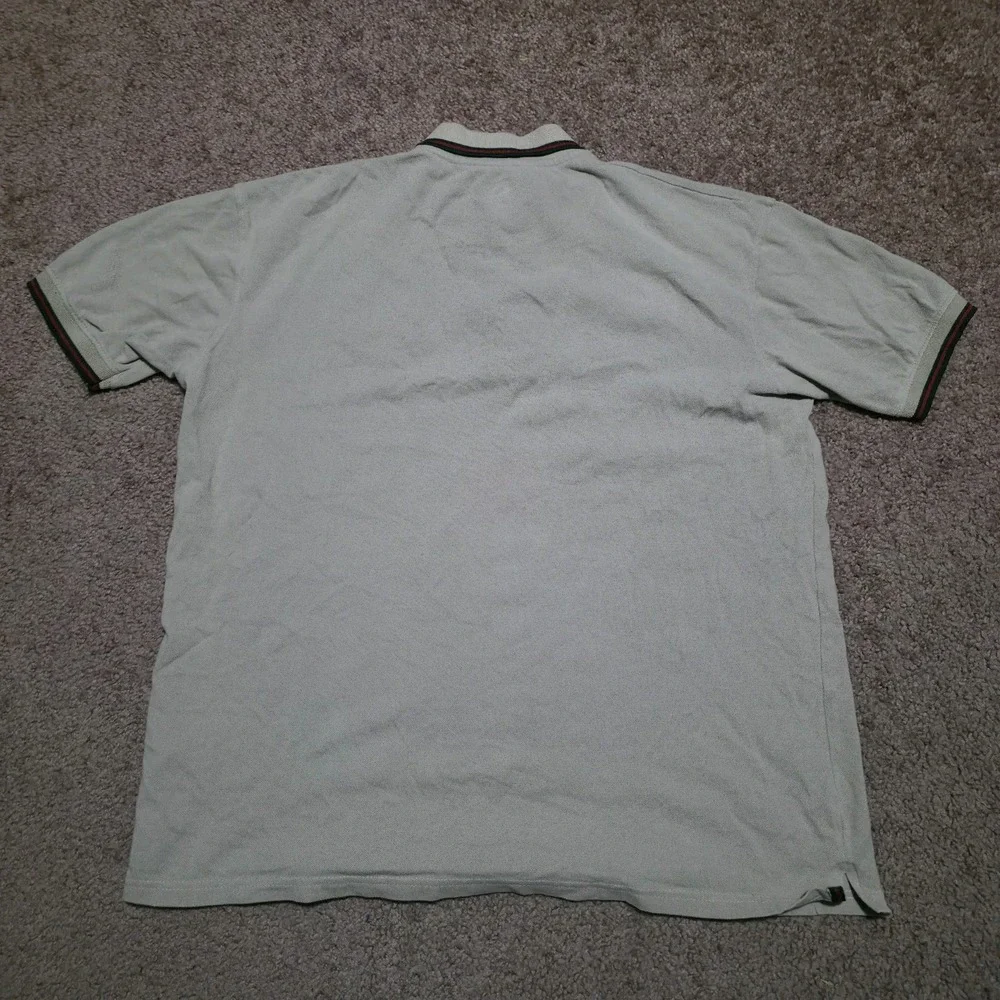 Gucci Equestrian Polo Shirt Beige Tan‎ Made in Italy Mens Size XXL *FITS Large*